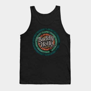 Buddy Holly // Retro Circle Crack Vintage Tank Top